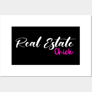 real estate chick Posters and Art